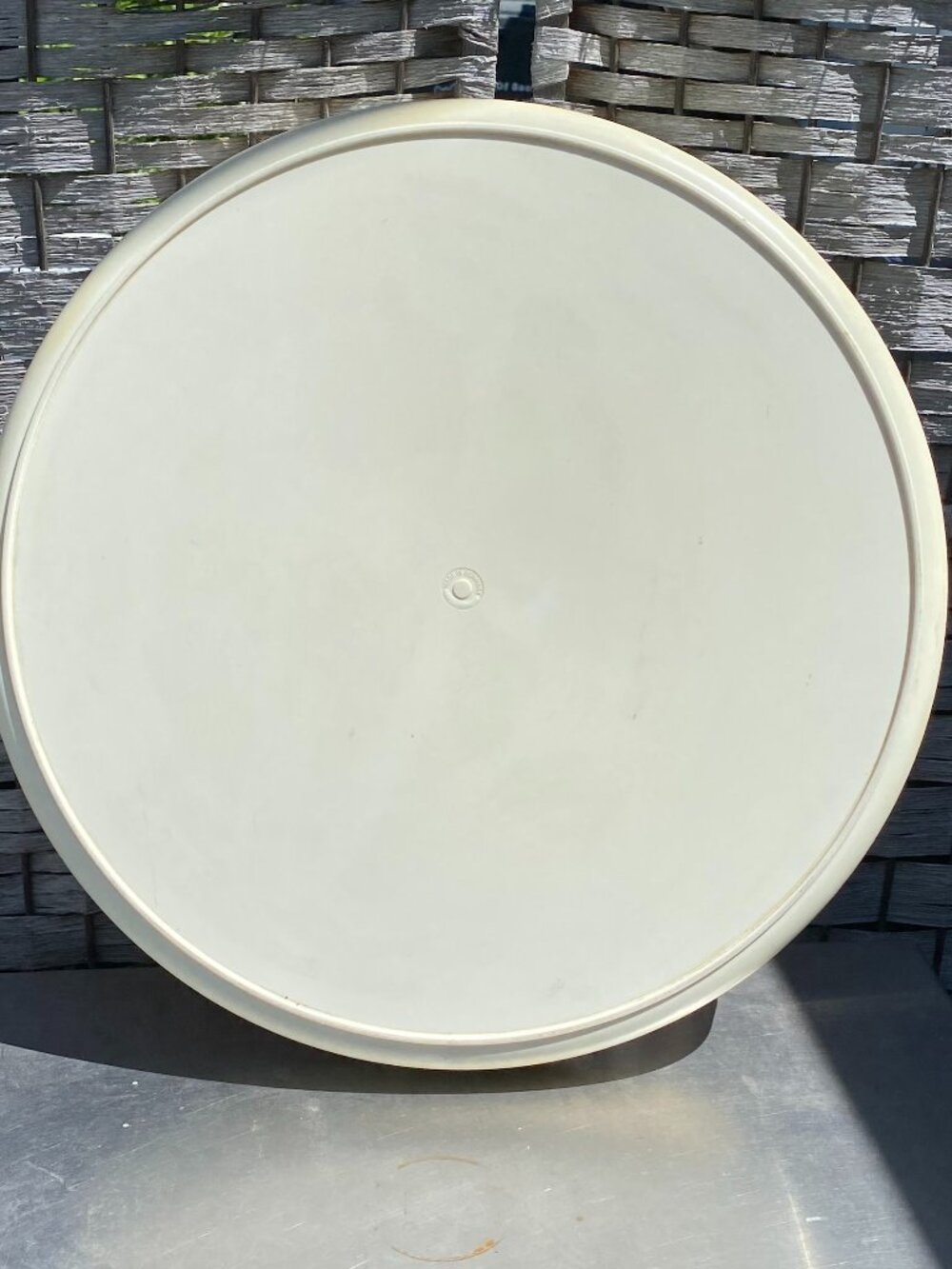 RARE Denmark Large Pale Yellow Melamine Plastic Tray Danish Ikea (?) Vintage